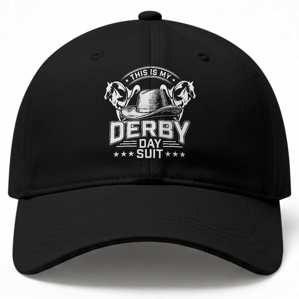 Funny This Is My Derby Day Suit Baseball Cap Horse Racing TS11 Print Your Wear