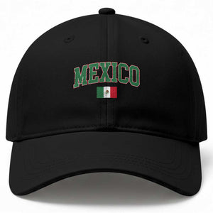Mexico Flag Vintage Mexican Pride Heritage Baseball Cap TS11 Print Your Wear