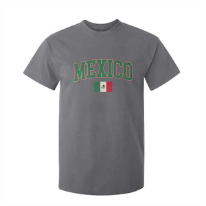 Mexico Flag Vintage Mexican Pride Heritage T Shirt For Kid TS11 Charcoal Print Your Wear