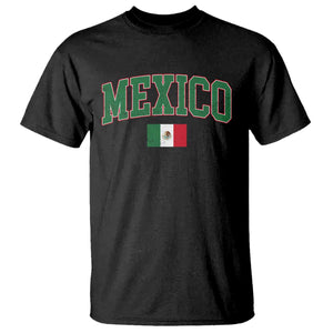 Mexico Flag Vintage Mexican Pride Heritage T Shirt TS11 Black Print Your Wear