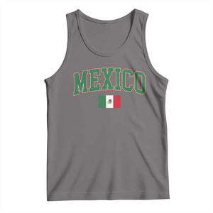 Mexico Flag Vintage Mexican Pride Heritage Tank Top TS11 Deep Heather Print Your Wear