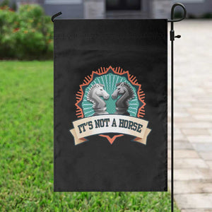 Funny Chess Lover Garden Flag It's Not A Horse Knight Horse TS11 Print Your Wear