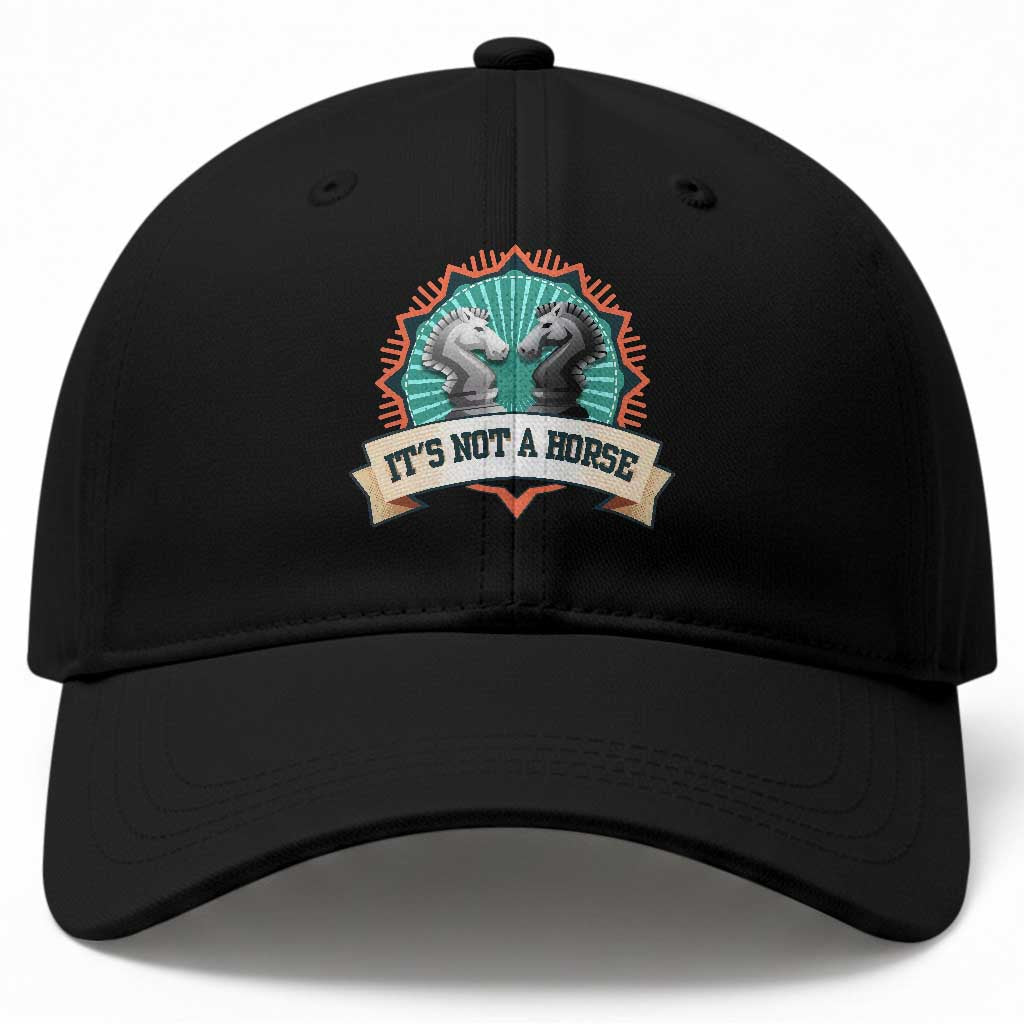 Funny Chess Lover Baseball Cap It's Not A Horse Knight Horse TS11 Print Your Wear