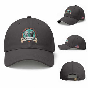 Funny Chess Lover Baseball Cap It's Not A Horse Knight Horse TS11 Baseball Cap Universal Fit Dark Gray Print Your Wear