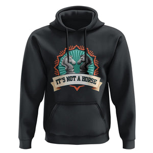 Funny Chess Lover Hoodie It's Not A Horse Knight Horse TS11 Black Print Your Wear