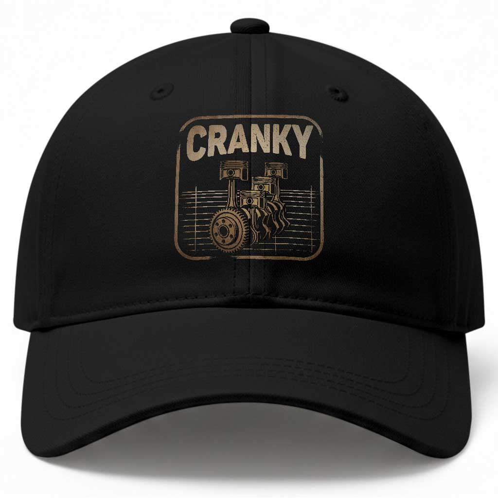Funny Cranky Car Engine Crankshaft Cars Lover Mechanics Baseball Cap Fathers Day TS11 Print Your Wear