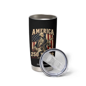 George Washington Playing Guitar 4th July US 250th Anniversary Tumbler Cup TS11 Print Your Wear