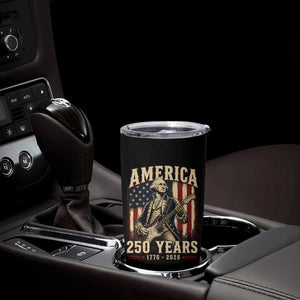 George Washington Playing Guitar 4th July US 250th Anniversary Tumbler Cup TS11 Print Your Wear