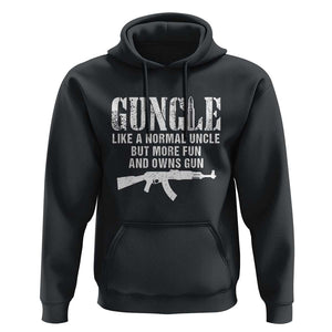 Funny Uncle Hoodie Guncle Like A Normal Uncle But More Fun TS11 Black Print Your Wear