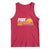 Funny Pickleball Tank Top Dink Responsibly Don't Get Smashed Pickle Ball Player TS11 Red Print Your Wear