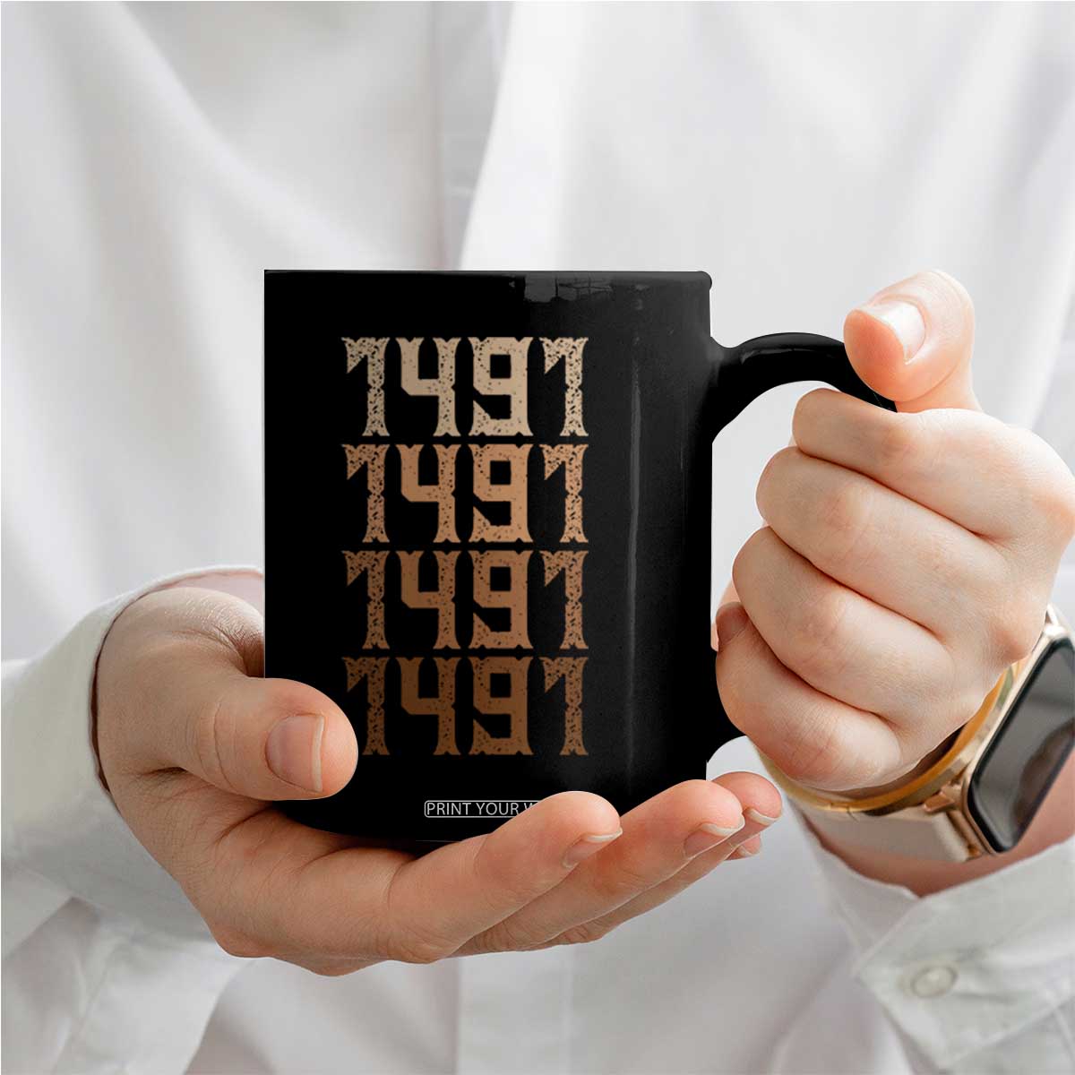 Proud Native American 1491 Pre Columbus Indigenous People Day Coffee Mug TS11 Print Your Wear