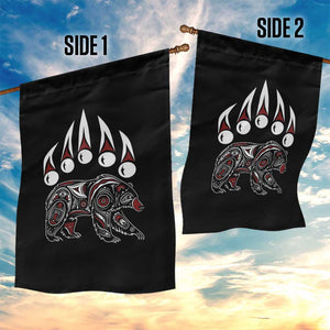 Native American Alaska Grizzly Bear Claw Indian Pride Garden Flag TS11 Print Your Wear