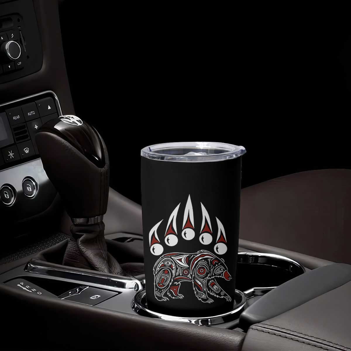 Native American Alaska Grizzly Bear Claw Indian Pride Tumbler Cup TS11 Print Your Wear