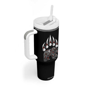 Native American Alaska Grizzly Bear Claw Indian Pride Tumbler With Handle TS11 Print Your Wear