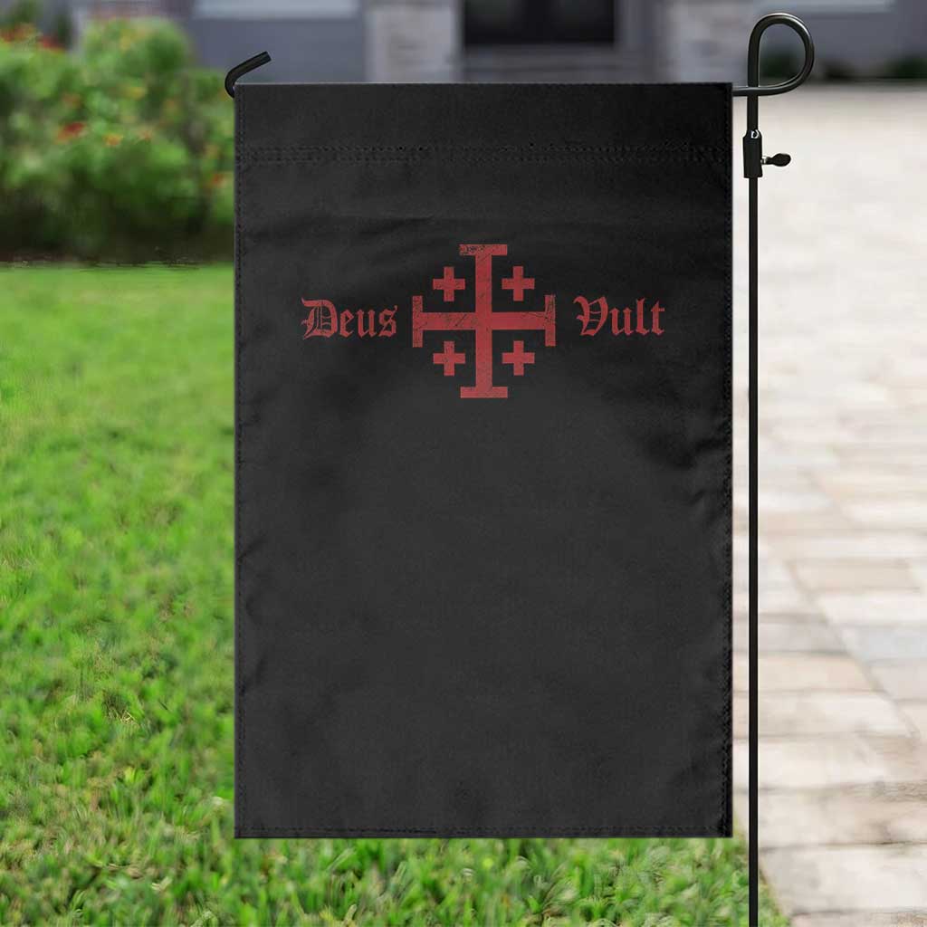 Deus Vult Catholic Knight Templar Crusader Cross Garden Flag TS11 Print Your Wear