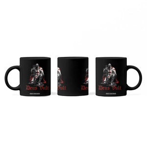 Deus Vult Knights Templar Gun Lover Coffee Mug Crusader Cross Soldier of Christ TS11 Print Your Wear