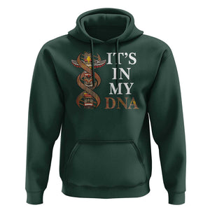 Native American Hoodie It's In My DNA Totem Indigenous USA TS11 Dark Forest Green Print Your Wear