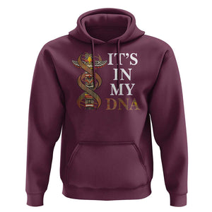 Native American Hoodie It's In My DNA Totem Indigenous USA TS11 Maroon Print Your Wear