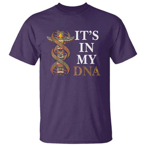 Native American T Shirt It's In My DNA Totem Indigenous USA TS11 Purple Print Your Wear