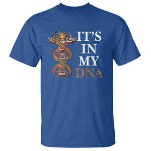 Native American T Shirt It's In My DNA Totem Indigenous USA TS11 Royal Blue Print Your Wear