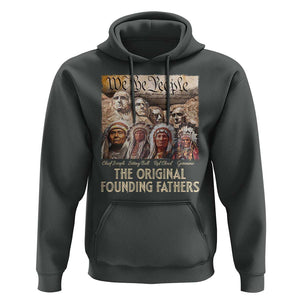 Native American Hoodie The Original Founding Fathers We The People Indian Tribe Chief TS11 Dark Heather Print Your Wear