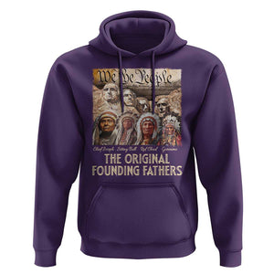 Native American Hoodie The Original Founding Fathers We The People Indian Tribe Chief TS11 Purple Print Your Wear