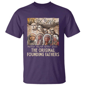 Native American T Shirt The Original Founding Fathers We The People Indian Tribe Chief TS11 Purple Print Your Wear