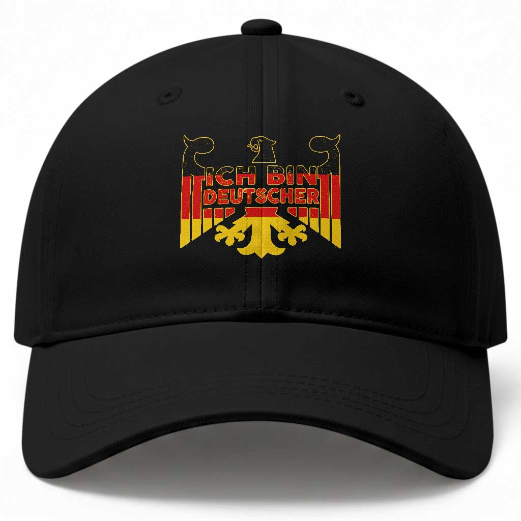 Proud Germany Baseball Cap Ich Bin Deutscher Bundesadler Coat of Arms TS11 Print Your Wear