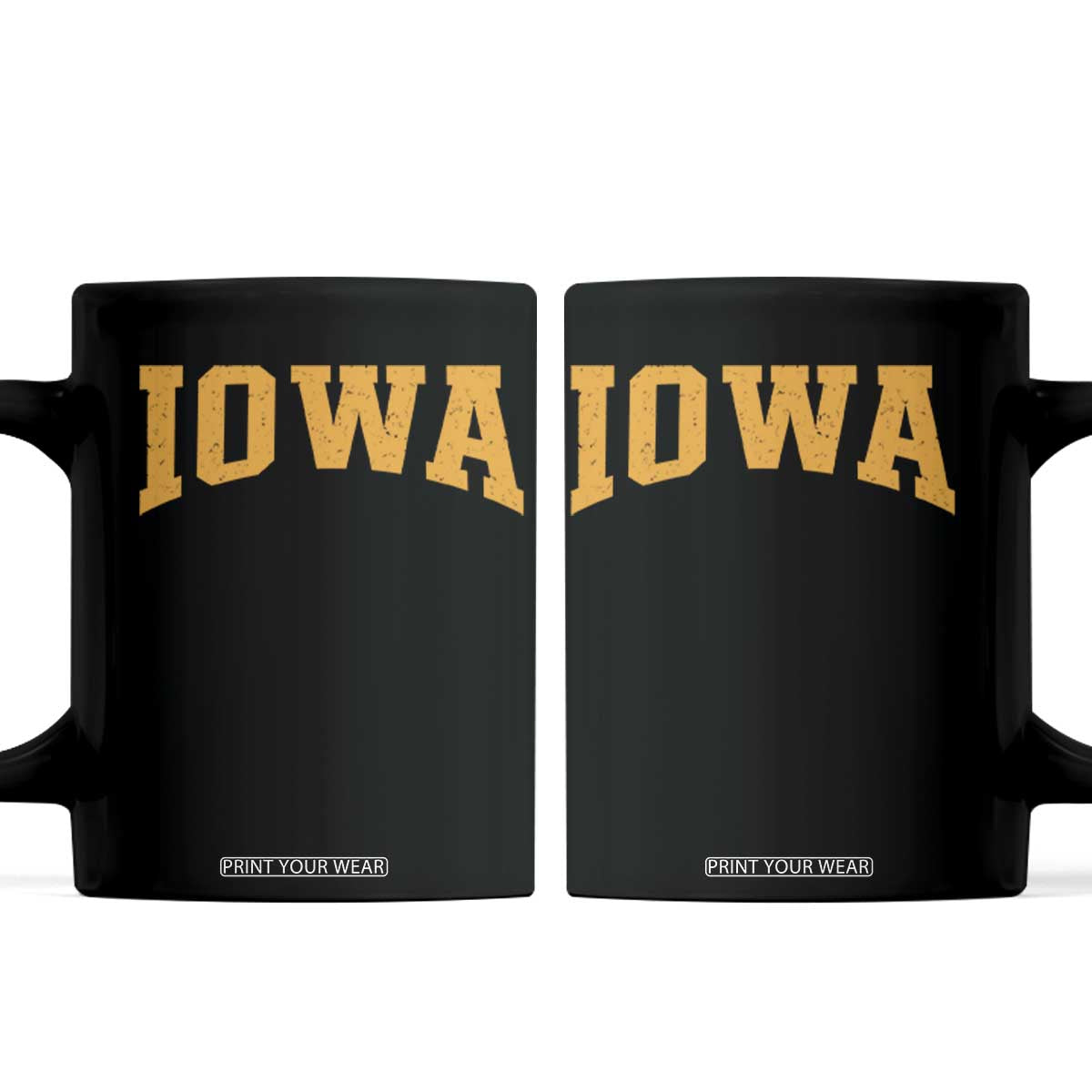 Iowa Vintage Athletic Sports Design Coffee Mug IA State Iowan Gift