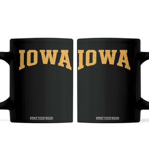 Iowa Vintage Athletic Sports Design Coffee Mug IA State Iowan Gift