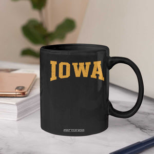 Iowa Vintage Athletic Sports Design Coffee Mug IA State Iowan Gift