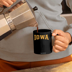 Iowa Vintage Athletic Sports Design Coffee Mug IA State Iowan Gift