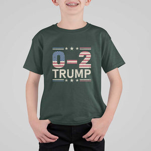 Trump Supporter T Shirt For Kid Trump 0 2 Fight Fight Fight You Missed Again Star USA Flag Stripes TS11 Dark Forest Green Print Your Wear