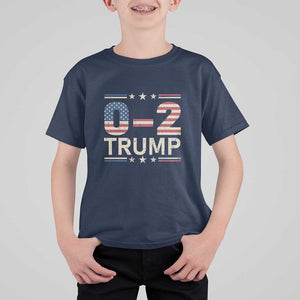 Trump Supporter T Shirt For Kid Trump 0 2 Fight Fight Fight You Missed Again Star USA Flag Stripes TS11 Navy Print Your Wear