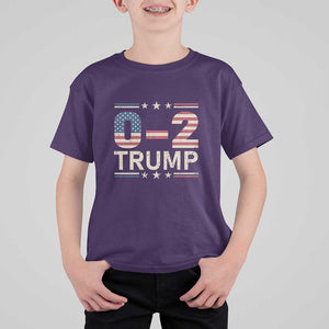 Trump Supporter T Shirt For Kid Trump 0 2 Fight Fight Fight You Missed Again Star USA Flag Stripes TS11 Purple Print Your Wear