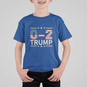 Trump Supporter T Shirt For Kid Trump 0 2 Fight Fight Fight You Missed Again Star USA Flag Stripes TS11 Royal Blue Print Your Wear