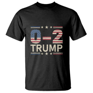 Trump Supporter T Shirt Trump 0 2 Fight Fight Fight You Missed Again Star USA Flag Stripes TS11 Black Print Your Wear