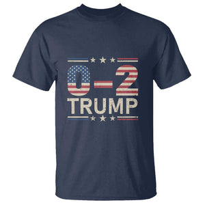 Trump Supporter T Shirt Trump 0 2 Fight Fight Fight You Missed Again Star USA Flag Stripes TS11 Navy Print Your Wear