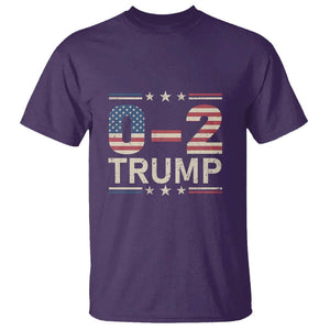 Trump Supporter T Shirt Trump 0 2 Fight Fight Fight You Missed Again Star USA Flag Stripes TS11 Purple Print Your Wear