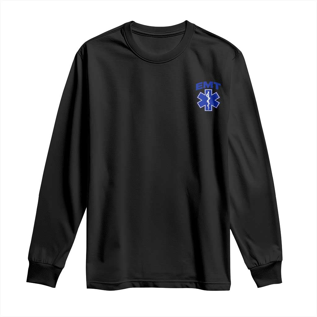 EMT Paramedic Emergency Medical Technician First Responder Long Sleeve Shirt