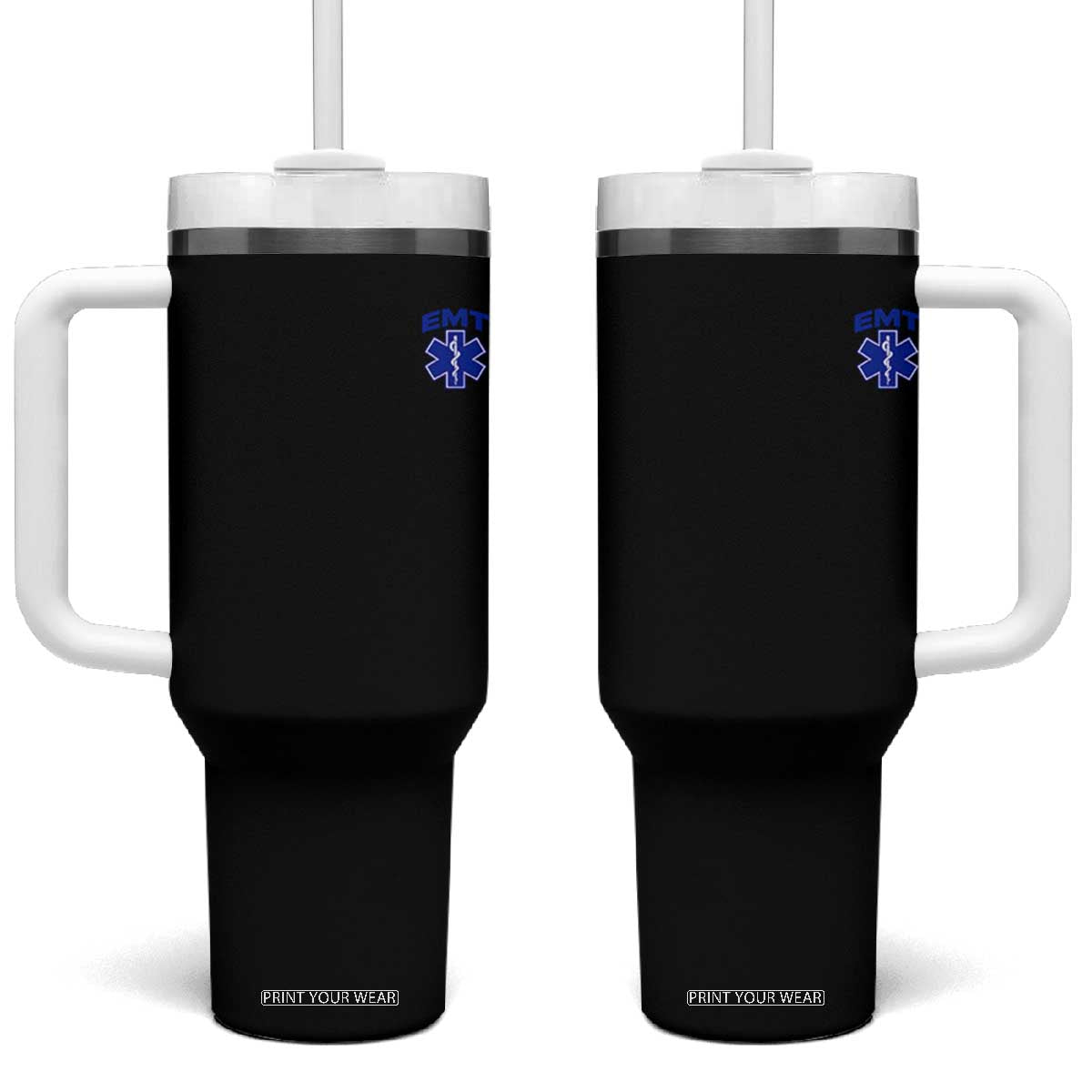 EMT Paramedic Emergency Medical Technician First Responder Tumbler With Handle