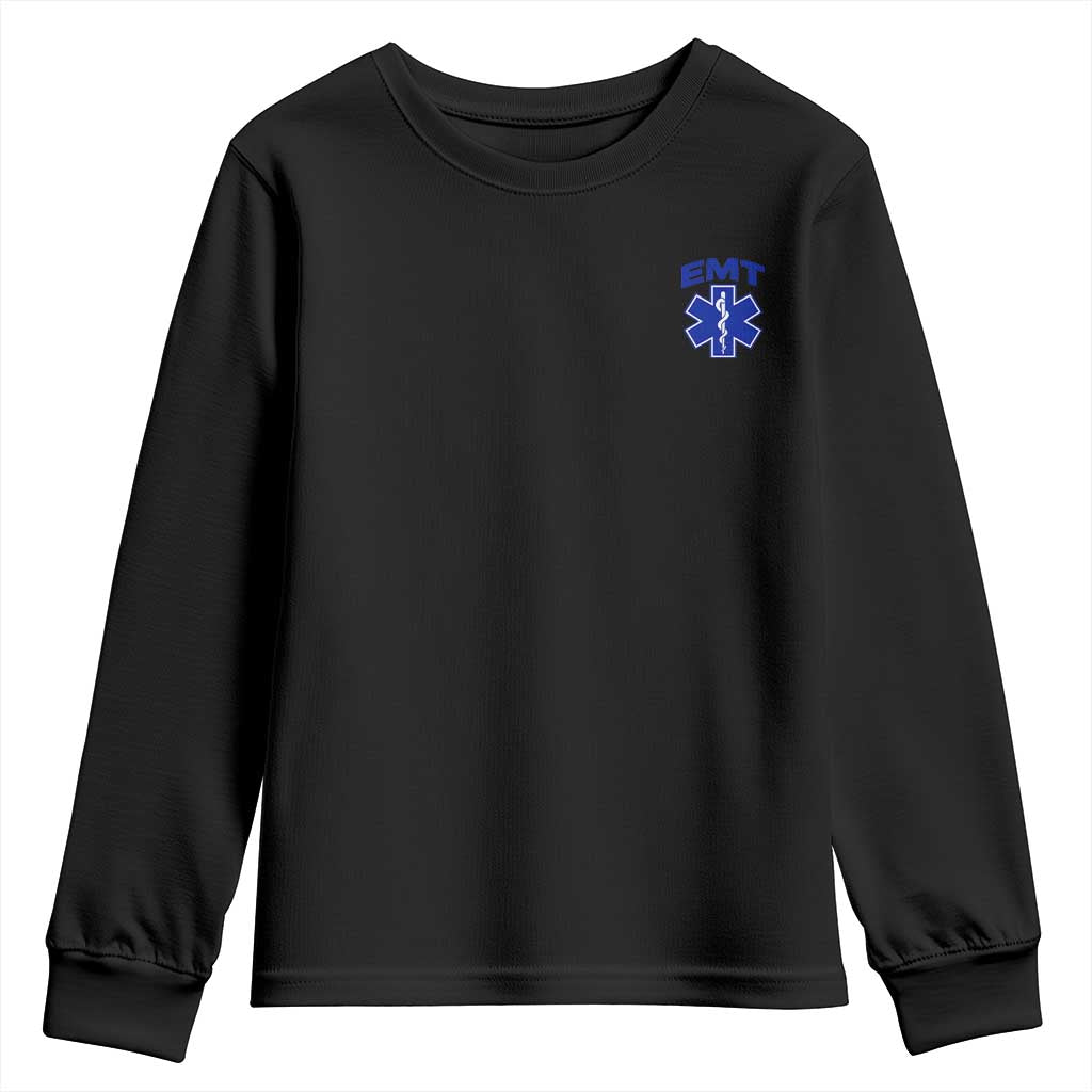 EMT Paramedic Emergency Medical Technician First Responder Youth Sweatshirt
