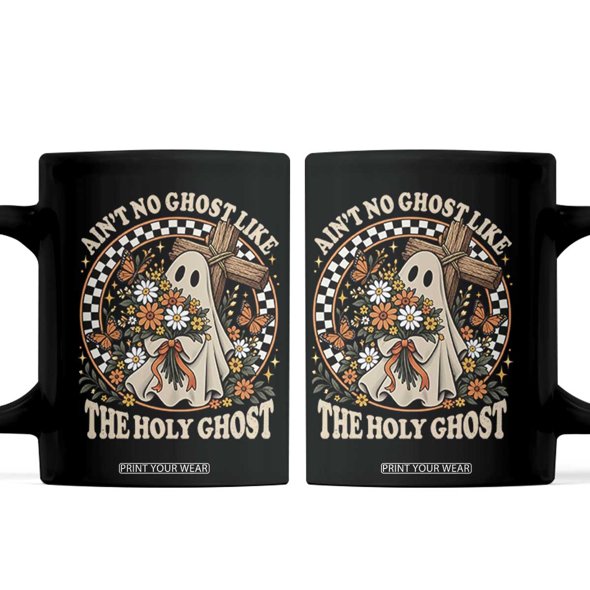 Aint No Ghost Like The Holy Ghost Coffee Mug Funny Christian Halloween