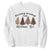 Christmas African American Sweatshirt Rocking Around The Melanin Tree Xmas Tree TS11 White Print Your Wear