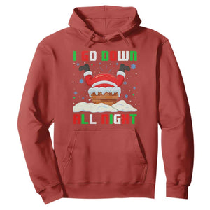 Funny Christmas Hoodie I Go Down All Night TS11 Red Print Your Wear