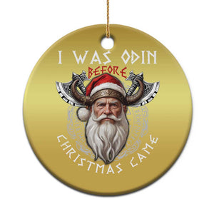 Xmas Viking Christmas Ornament I Was Odin Before Christmas Came Santa Viking Warriors TS11 Print Your Wear