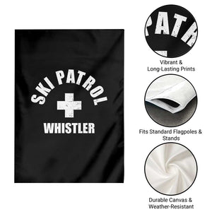 Ski Patrol Whistler Garden Flag Winter Slopes Skiing Snowboarding TS11 Print Your Wear