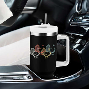 Thanksgiving Turkey Day Retro Poultry Holiday Tumbler With Handle TS11 Print Your Wear