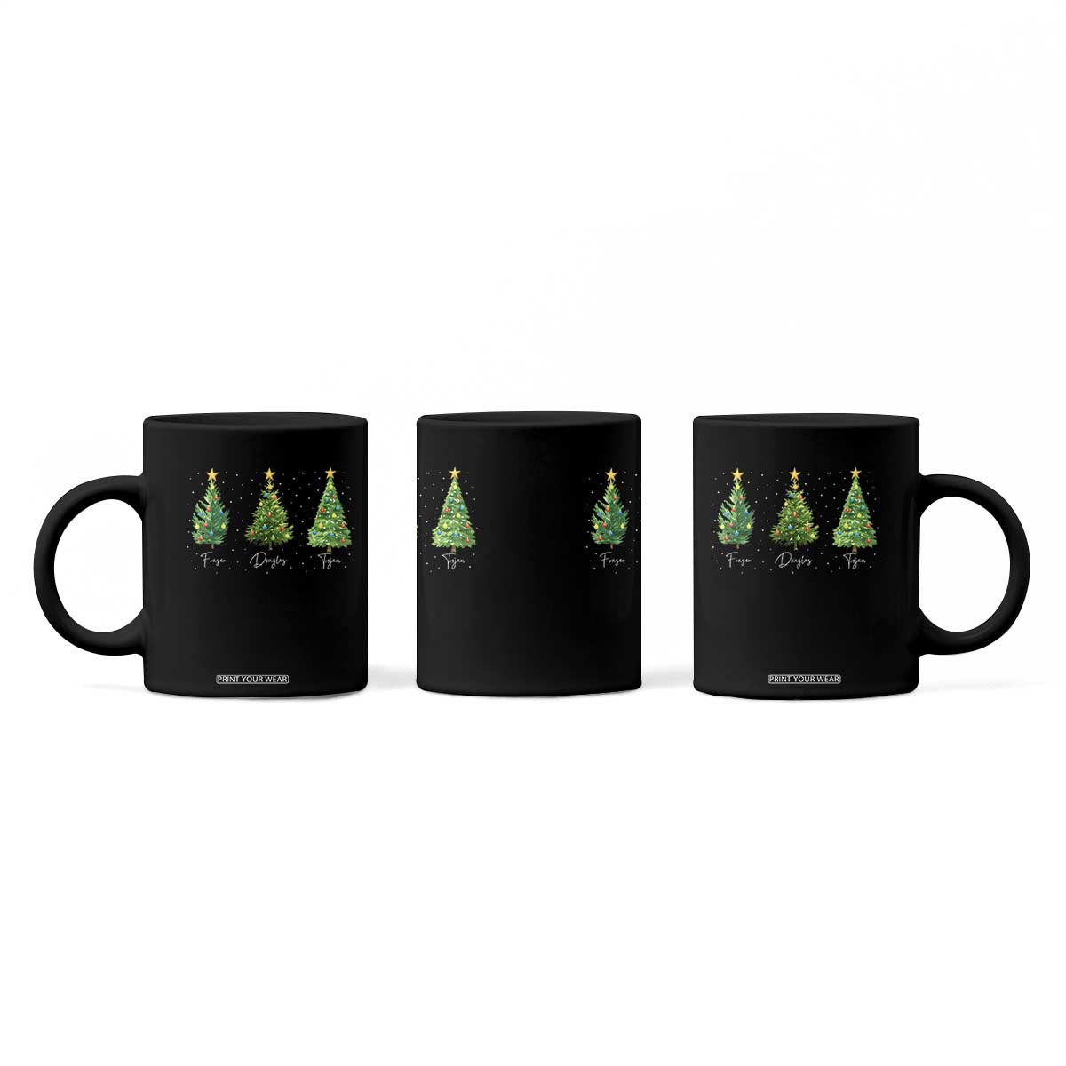 Funny Subtle FDT Resist Christmas Coffee Mug Fraser Douglass Trojan Xmas Tree TS11 Print Your Wear