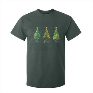 Funny Subtle FDT Resist Christmas T Shirt For Kid Fraser Douglass Trojan Xmas Tree TS11 Dark Forest Green Print Your Wear